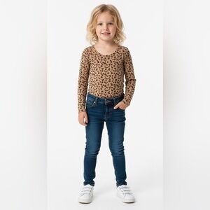 Zara Kids Cheetah Print Long Sleeve Bodysuit